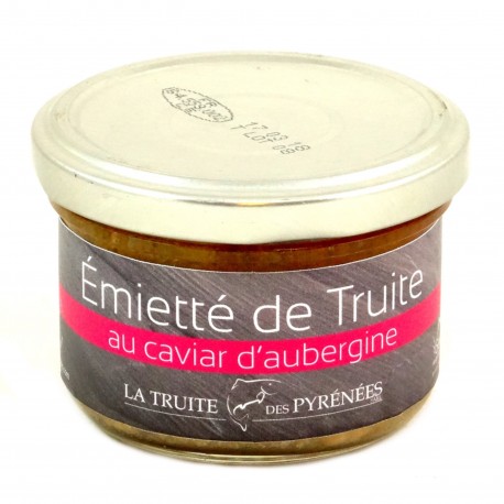 Truite des Pyrénées Caviar Aubergine