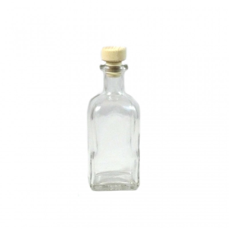Petite bouteille en verre vide huile olio cesana 25 cl